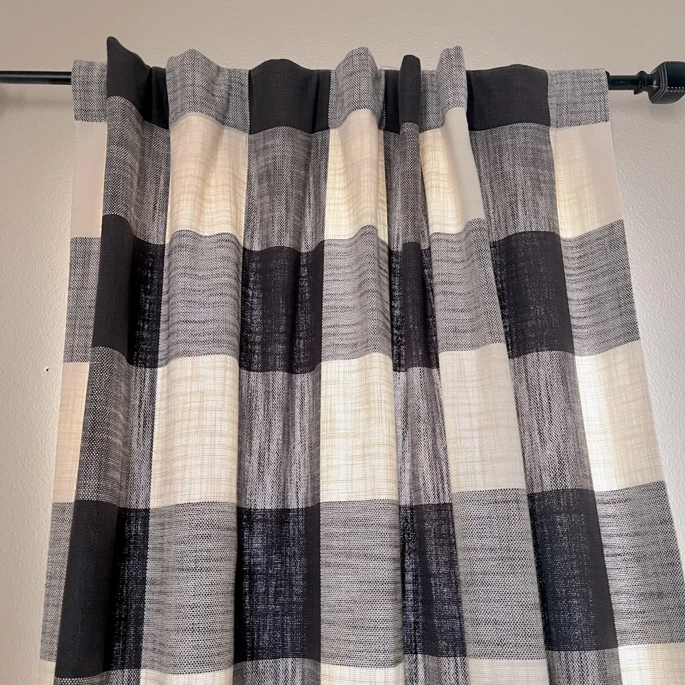 Bryce Buffalo Check Curtain UNLINED